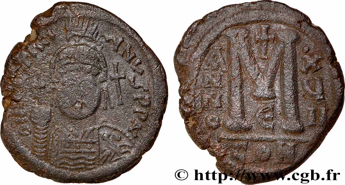 JUSTINIANUS I Follis fSS/SS