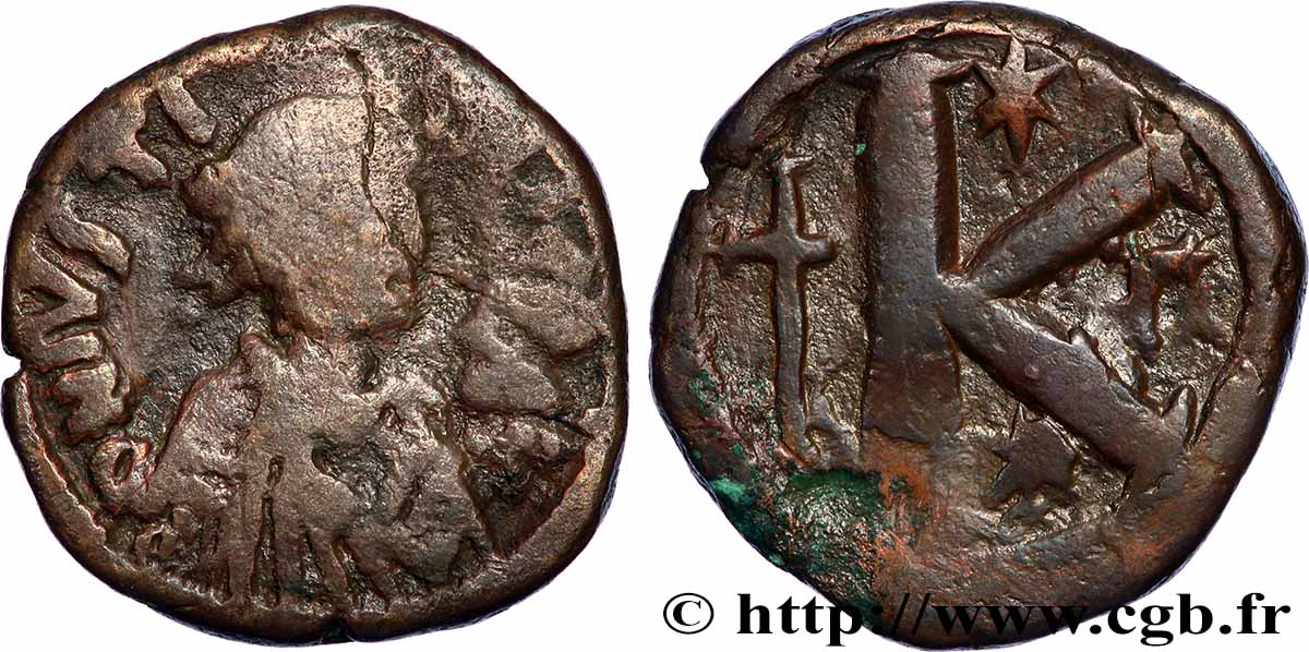 JUSTIN Ier Demi-follis TB/TB+