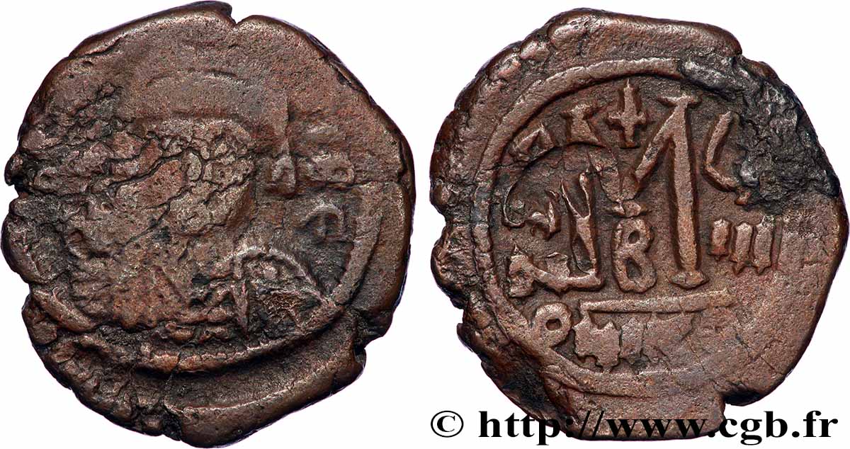 MAURICIUS TIBERIUS Follis S/fSS