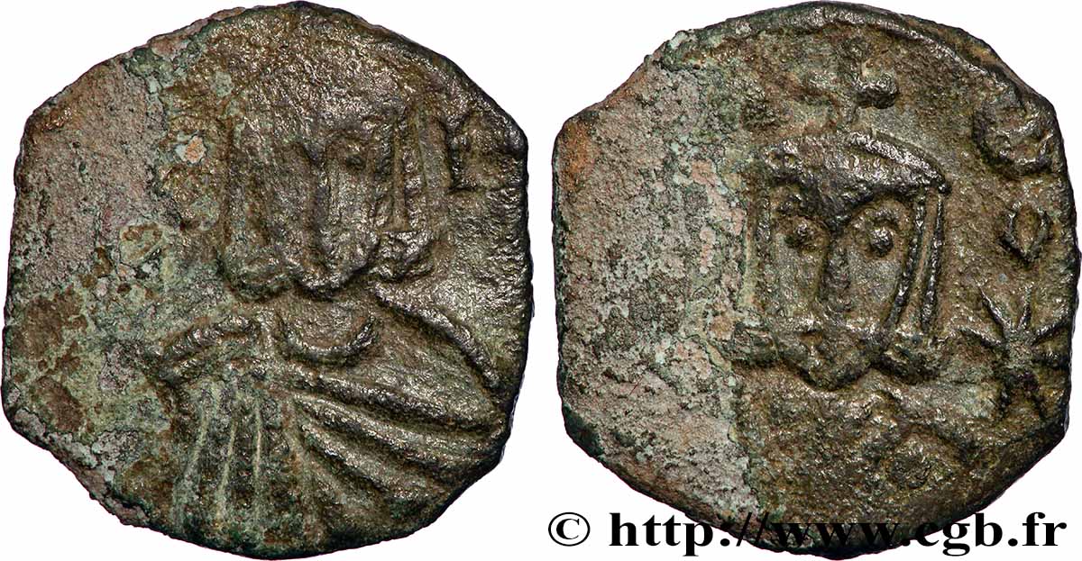 LÉON V L ARMÉNIEN et CONSTANTIN Follis TB+