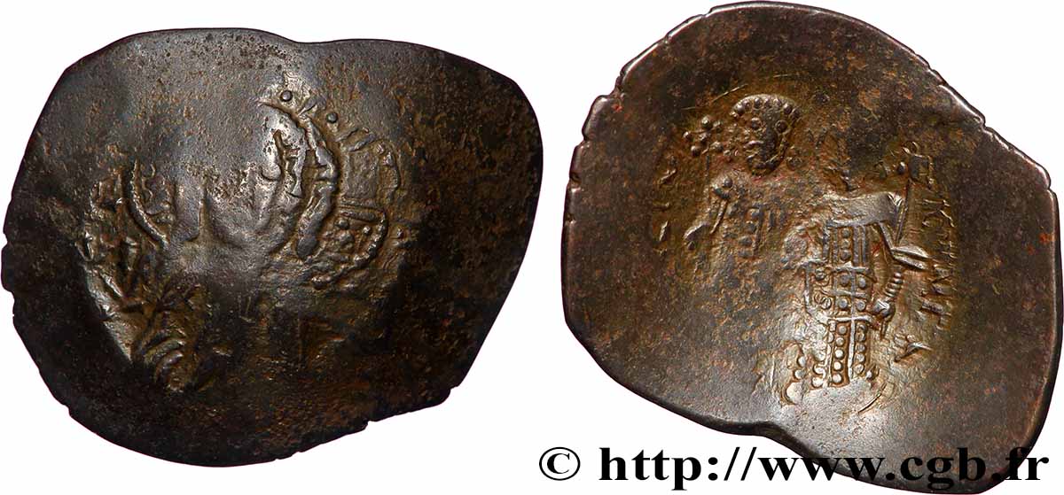 ALEXIS III ANGE-COMNÈNE Aspron trachy (scyphate) TB+