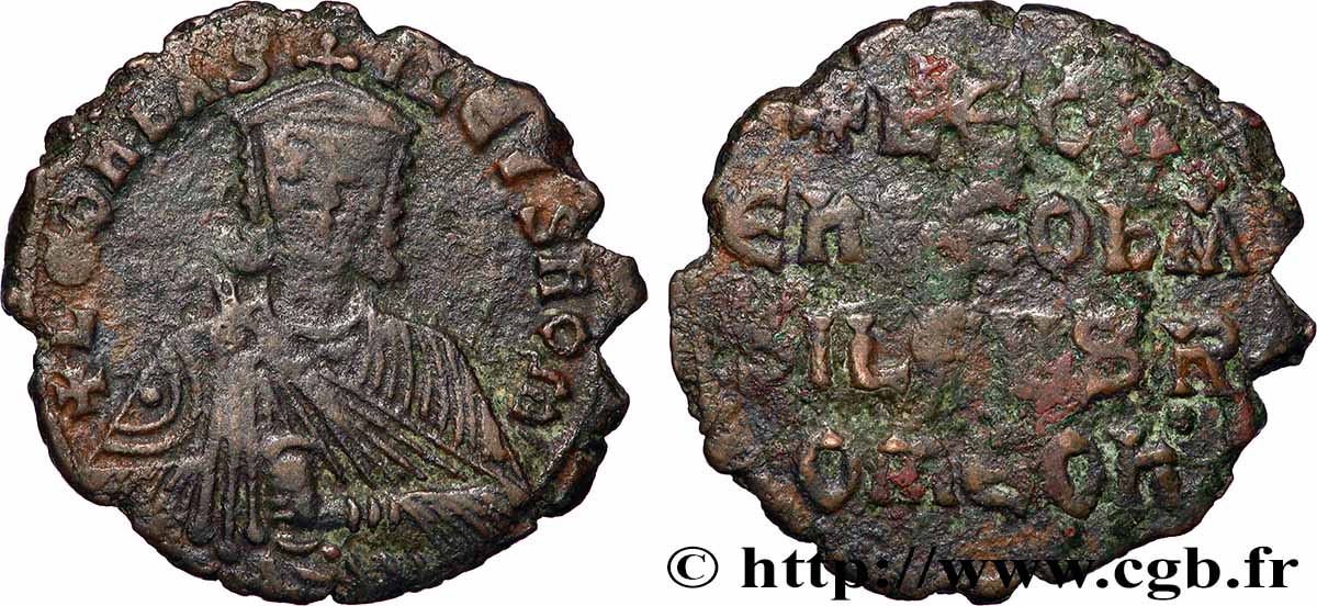 LEO VI THE WISE Follis VF/VF