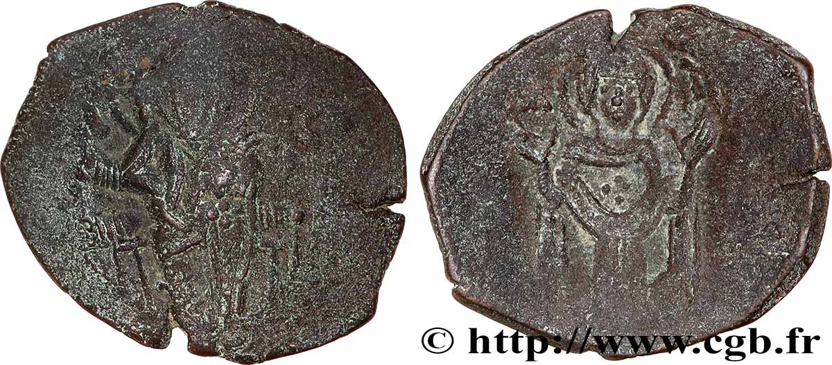 LATIN EMPIRE OF CONSTANTINOPLE Aspron trachy VF