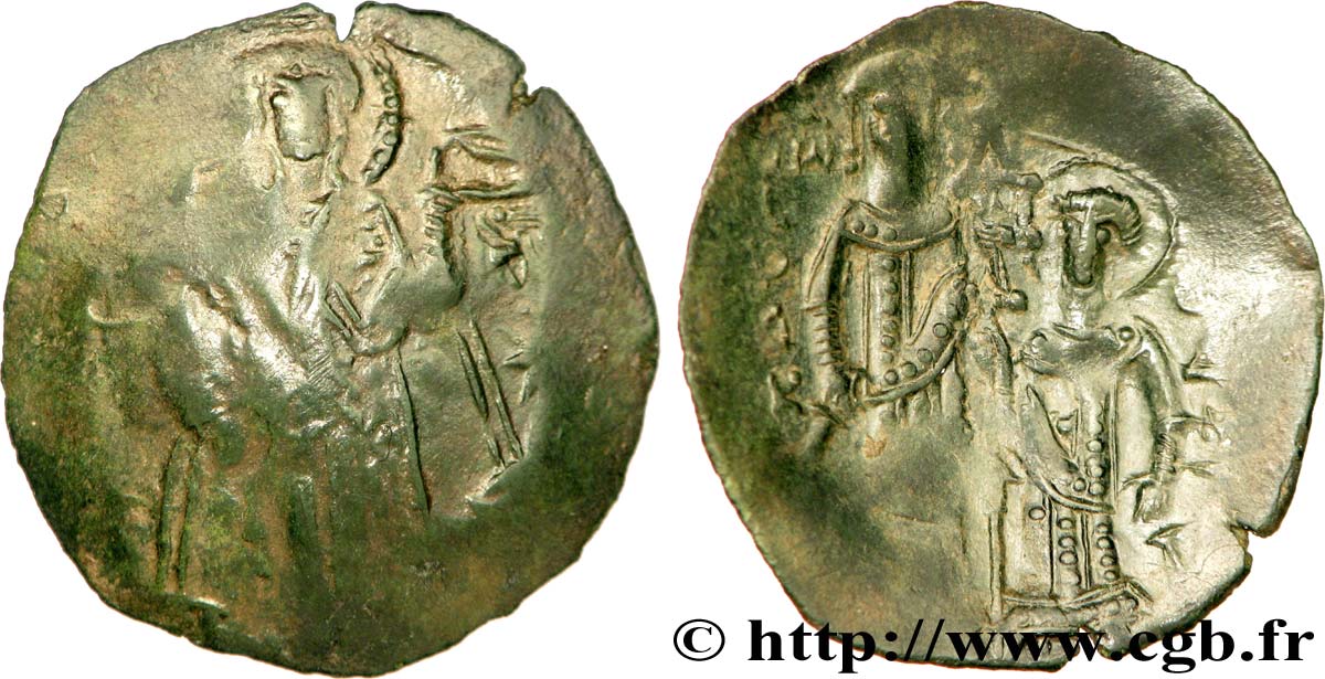 NICAEAN KAISERISCHE - JOHNANNES III DUKAS Aspron trachy (scyphate) S/fSS