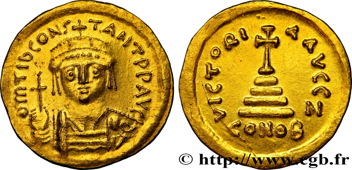TIBERIUS II CONSTANTINE Solidus MS