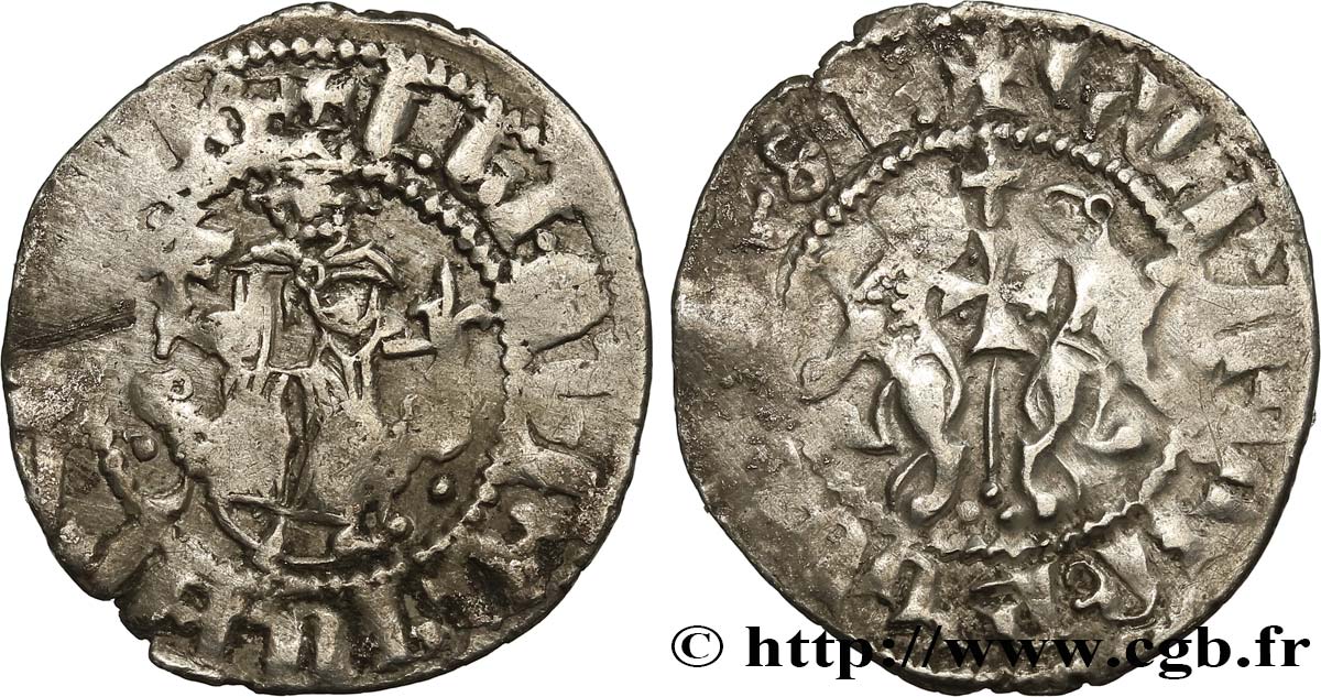CILICIA - KINGDOM OF ARMENIA - LEO I King of Armenia Tram d argent VF