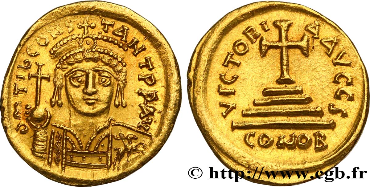 TIBERIUS II CONSTANTINE Solidus MS