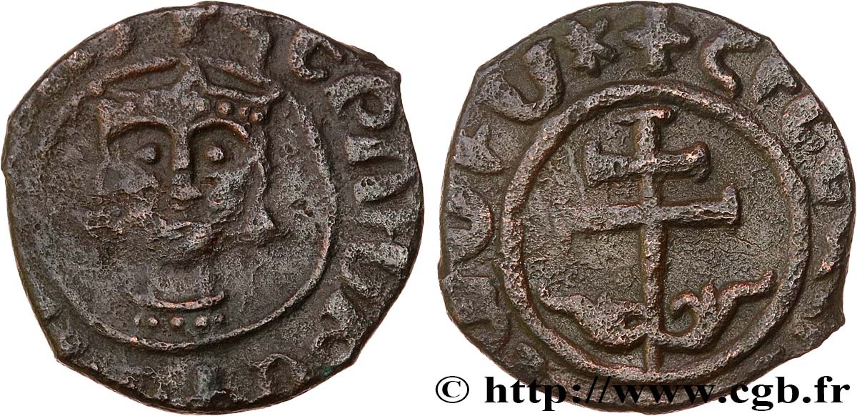 CILICIA - KINGDOM OF ARMENIA - HETHUM II Cardez de cuivre AU