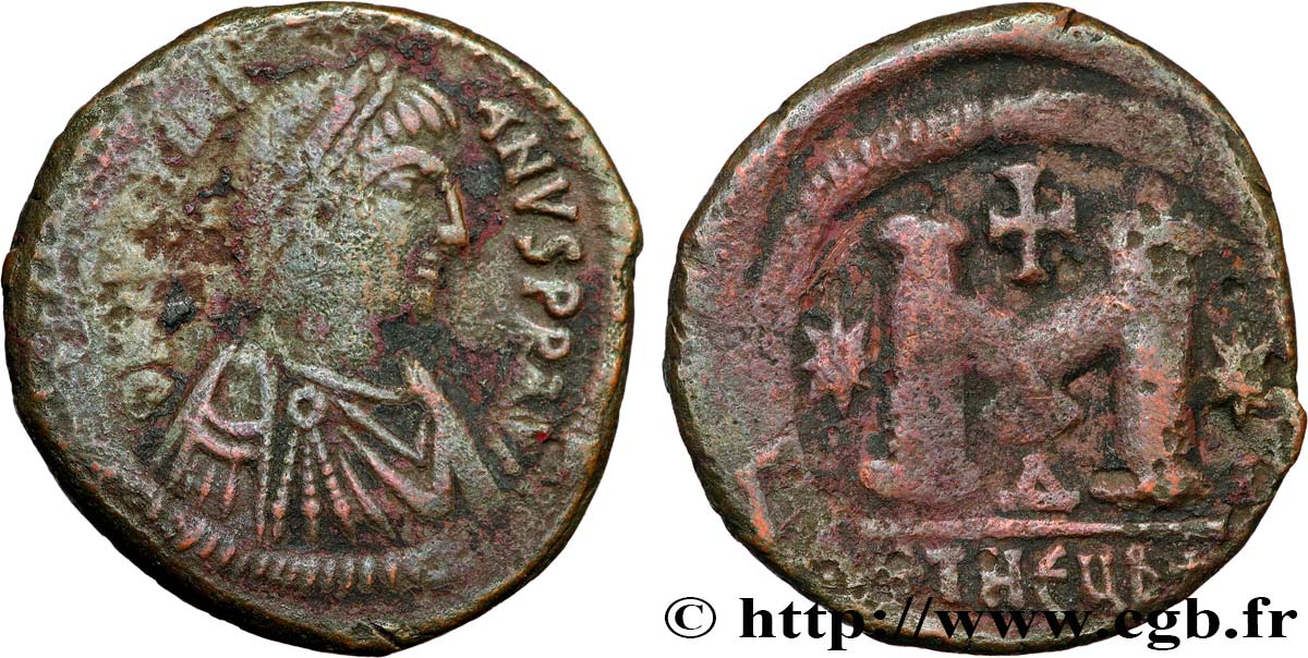 JUSTINIEN Ier Follis TTB