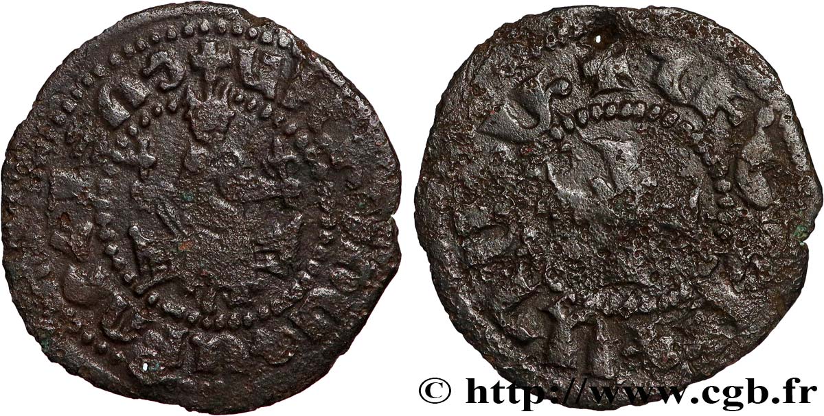 CILICIA - KINGDOM OF ARMENIA - HETHUM I Cardez de cuivre VF