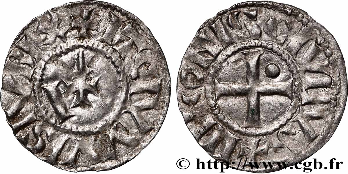 LOUIS IV - IMMOBILIZED COINAGE Denier XF