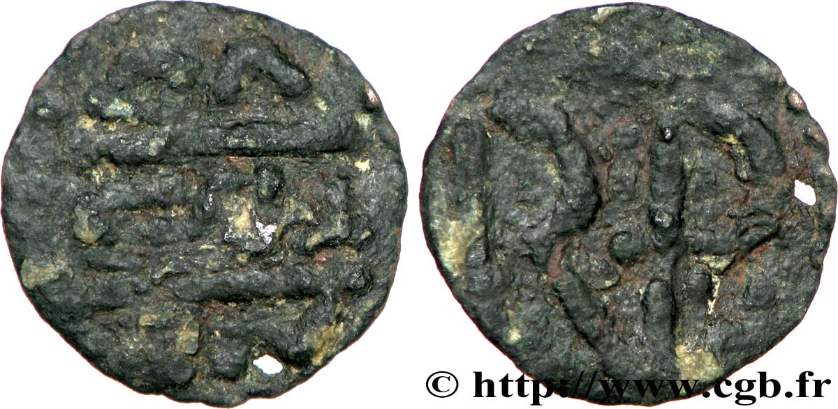 PIPINO EL BREVE Denier, faux d’époque en bronze BC