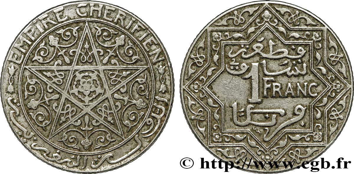 MAROKKO 1 Franc Empire Chérifien - Maroc N.D. Paris SS