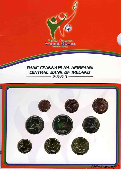 IRLAND SÉRIE Euro COMMÉMORATIVE BU 2003