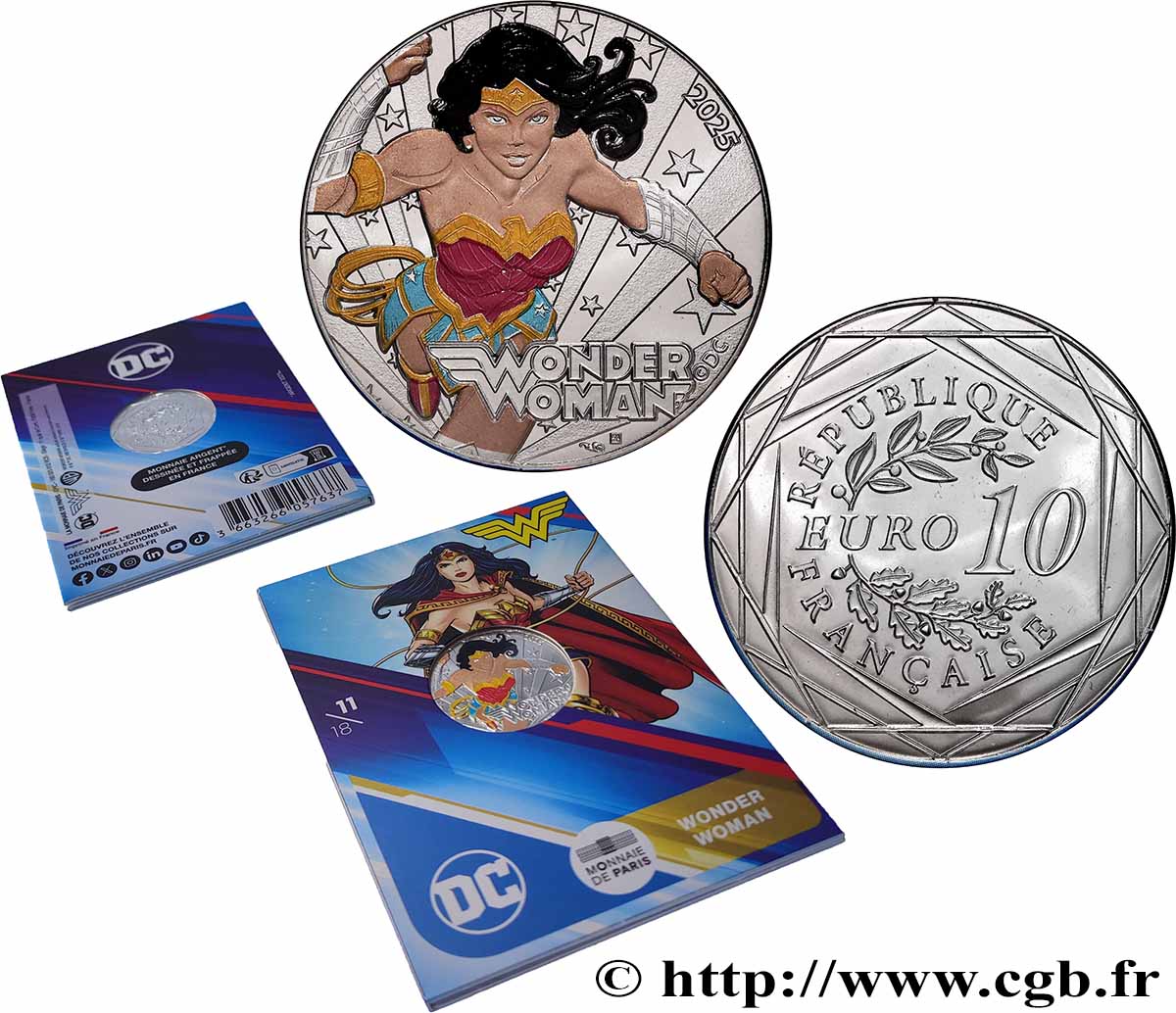 FRANCE 10 Euro DC COMICS - WONDER WOMAN 2025 BU