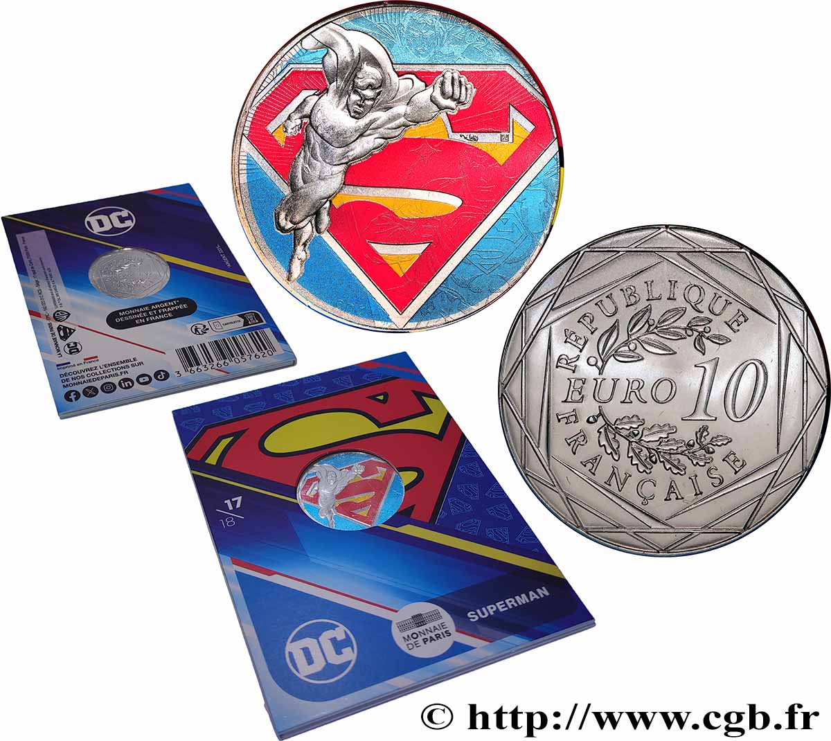 FRANCE 10 Euro DC COMICS - LOGO SUPERMAN 2025 BU