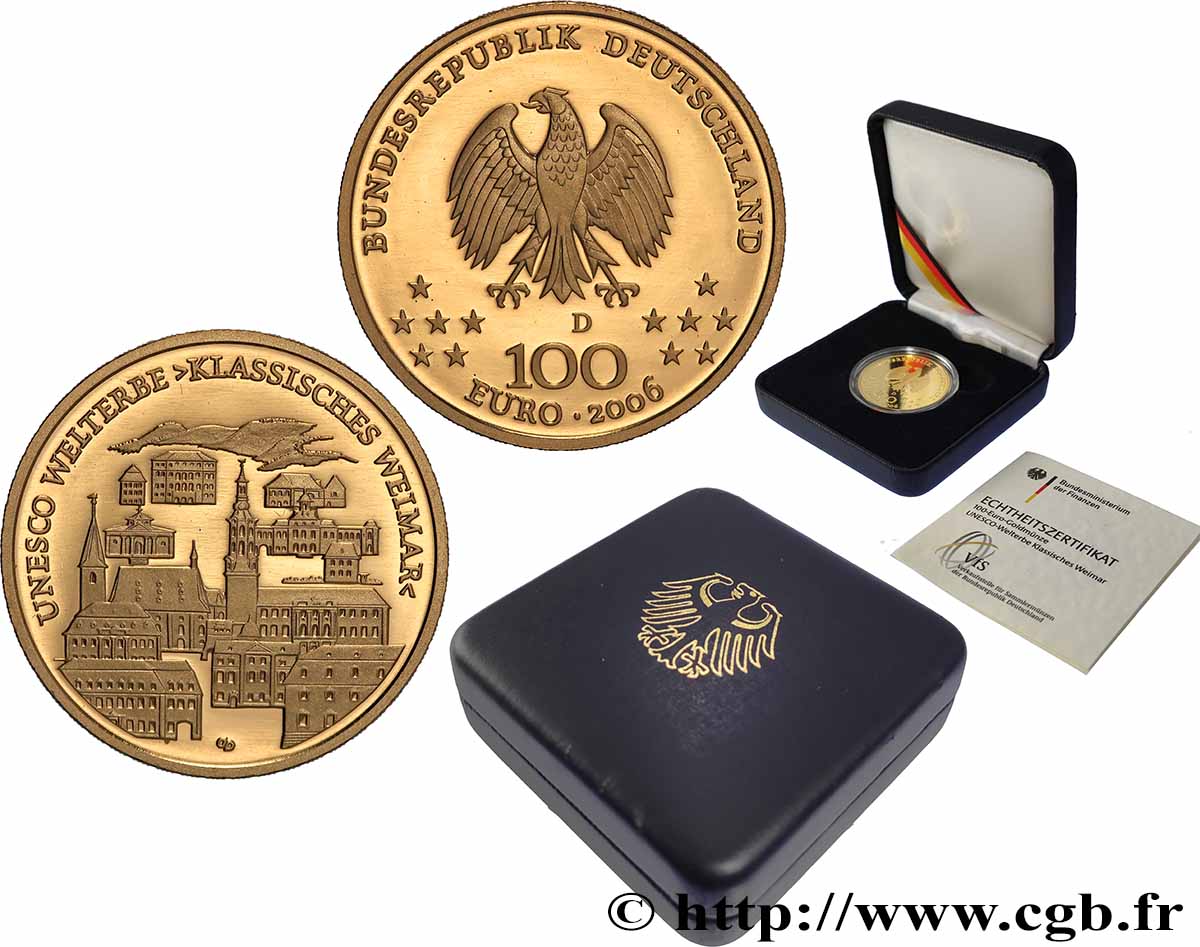 ALLEMAGNE Belle Épreuve 100 Euro WEIMAR 2006 BE
