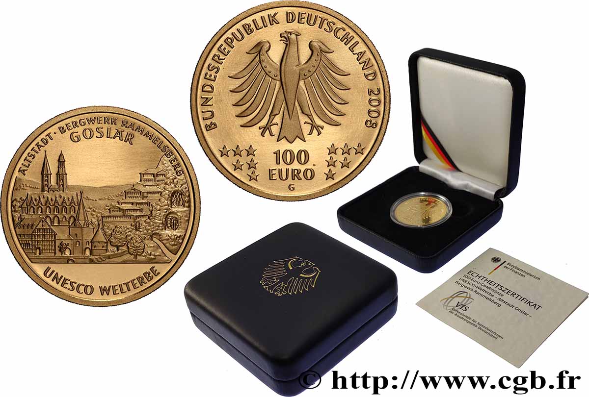 ALLEMAGNE Belle Épreuve 100 Euro GOSLAR 2008 BE