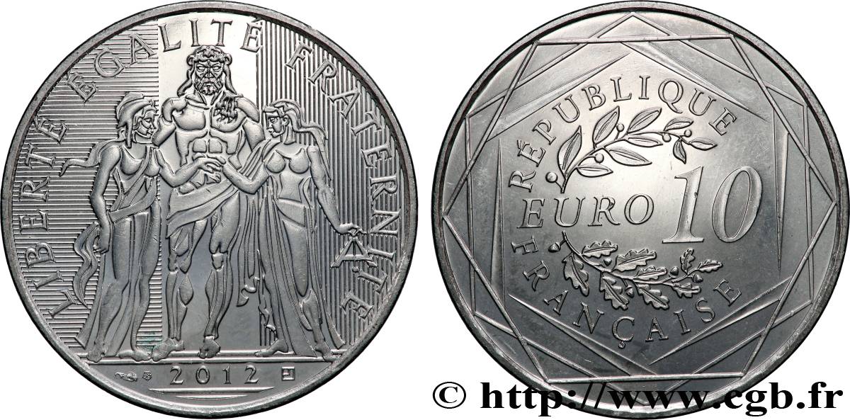 FRANCE 10 Euro HERCULE 2012 SPL