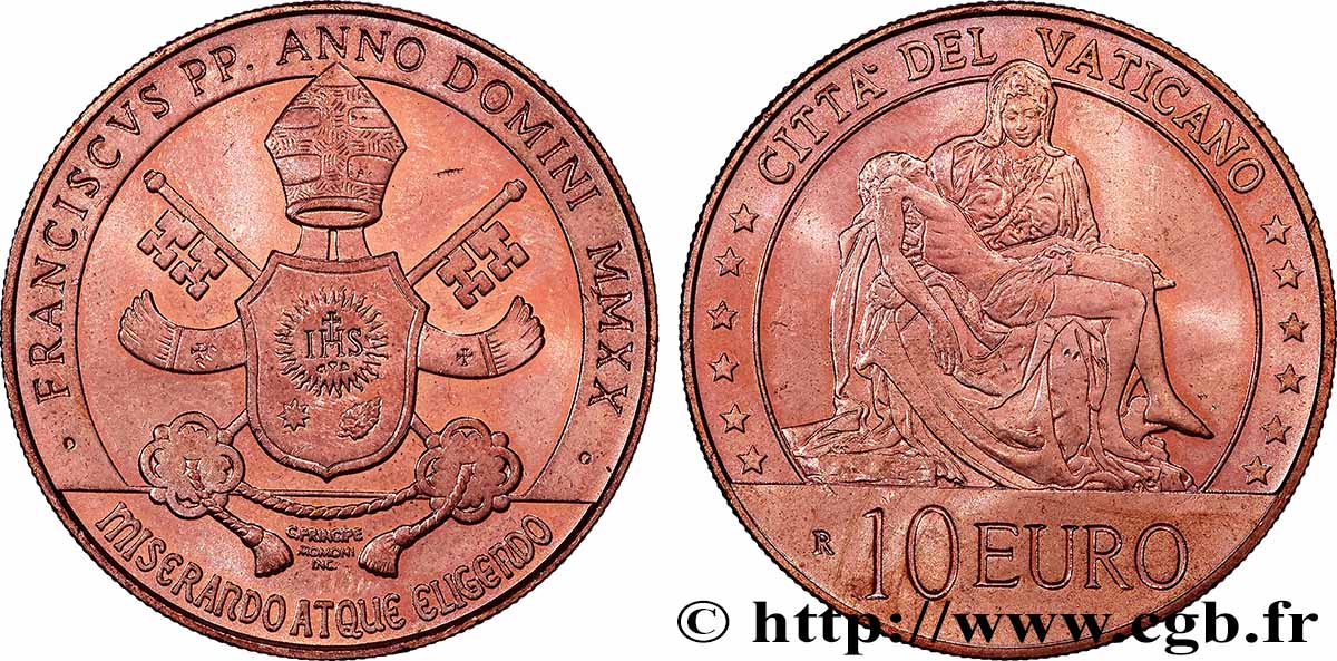 VATICAN 10 Euro LA Pieta 2020 MS