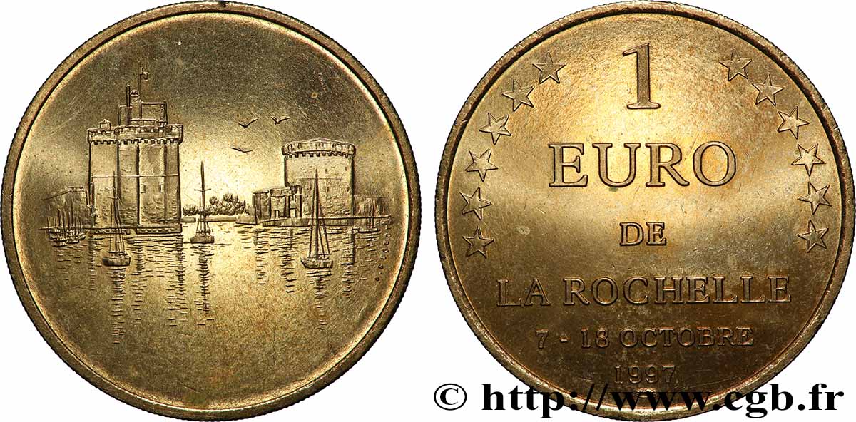 FRANKREICH 1 Euro de La Rochelle (7 - 18 octobre 1997) 1997