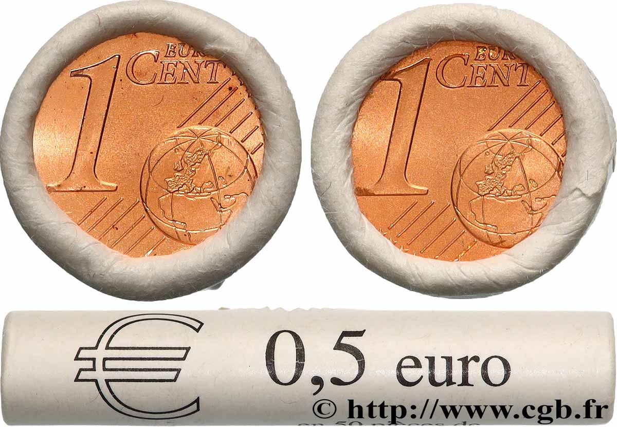FRANCIA Rouleau 50 x 1 Cent MARIANNE n.d. MS