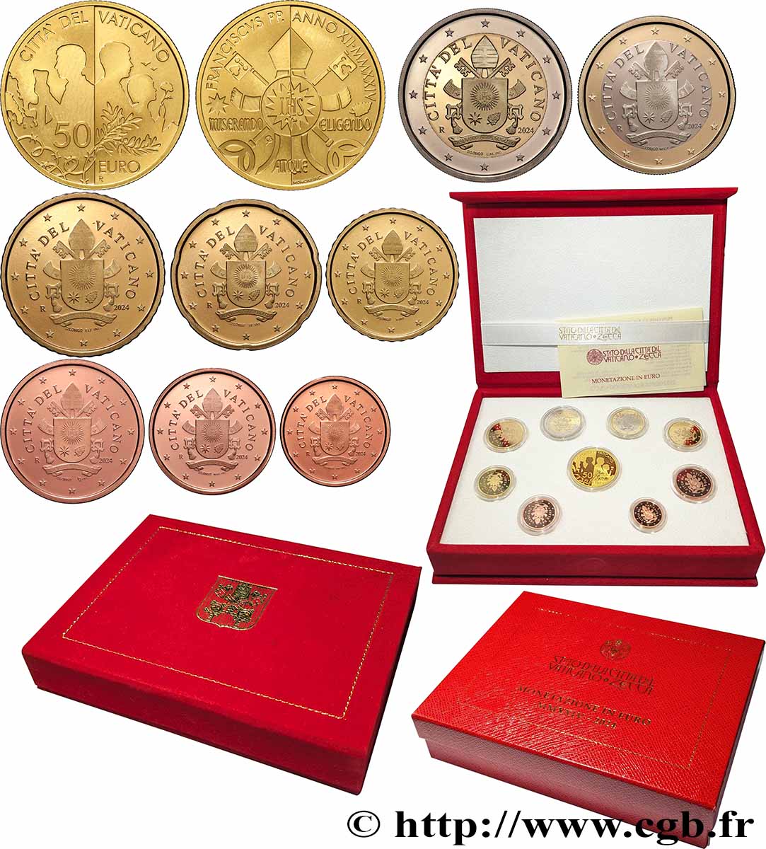 VATICAN COFFRET Euro BELLE ÉPREUVE 2024 BU
