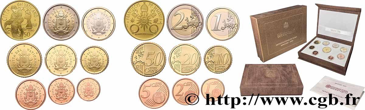 VATICAN COFFRET Euro BELLE ÉPREUVE 2023 BU