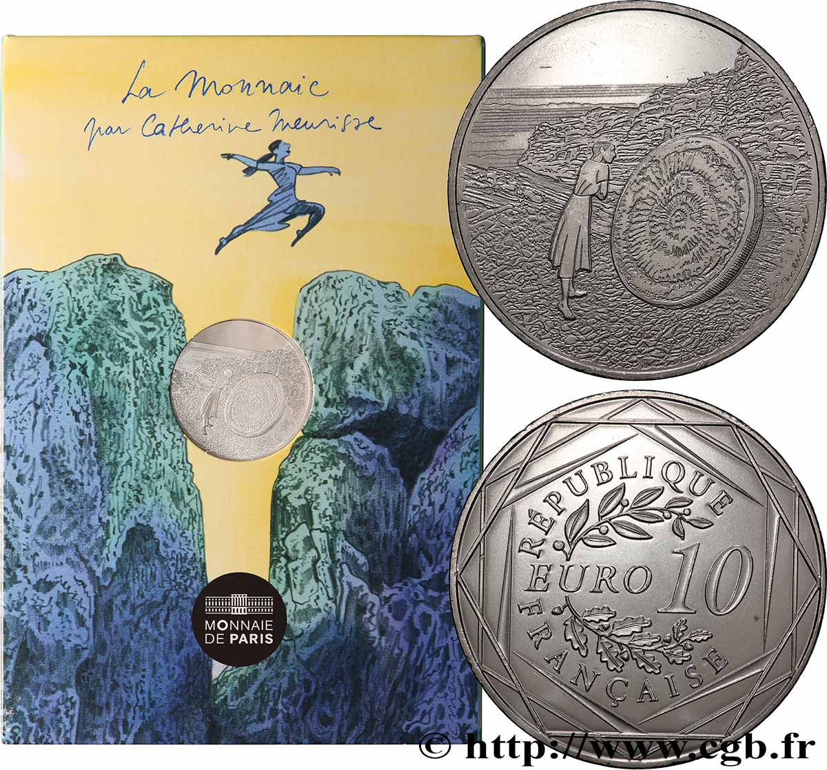 FRANCE 10 Euro CATHERINE MEURISSE 2026 BU
