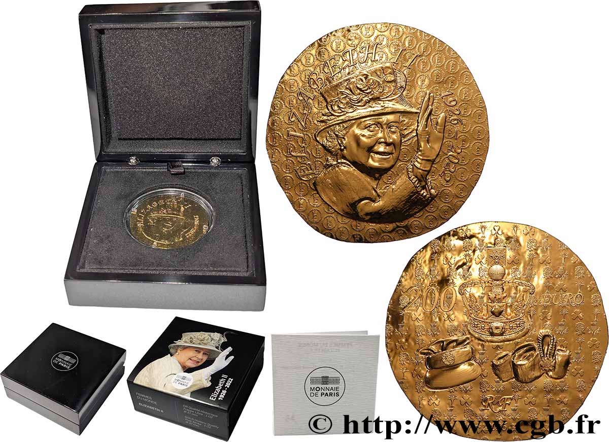 FRANCE BELLE EPREUVE 1 oz - 200 Euro ELIZABETH II 2026 BE
