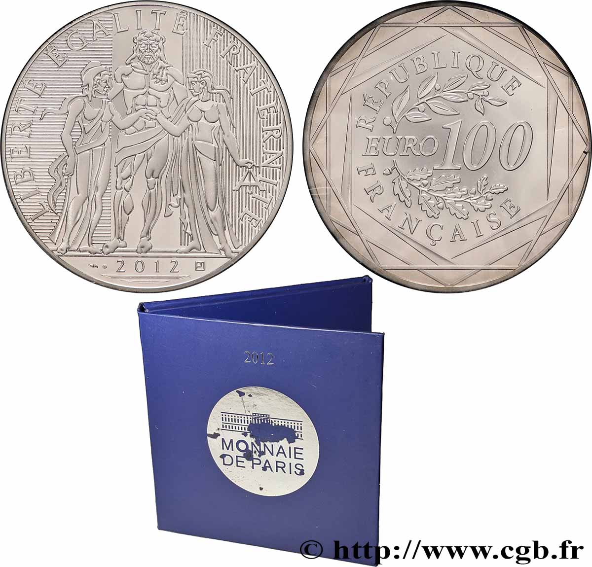 FRANCE 100 Euro HERCULE 2012 MS
