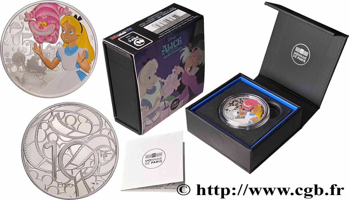 FRANCE BELLE EPREUVE 10 Euro ALICE AUX PAYS DES MERVEILLES 2026 Proof set