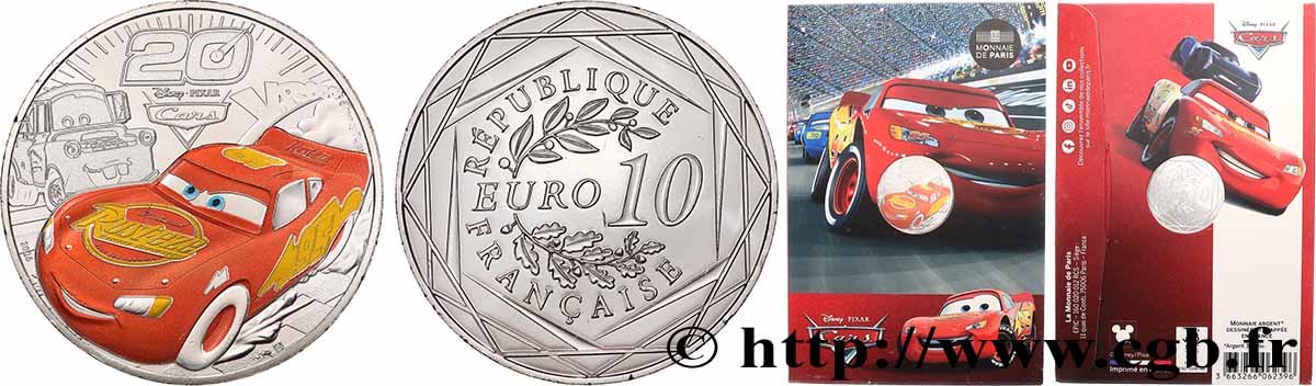 FRANCE 10 Euro CARS 2026 Brilliant Uncirculated