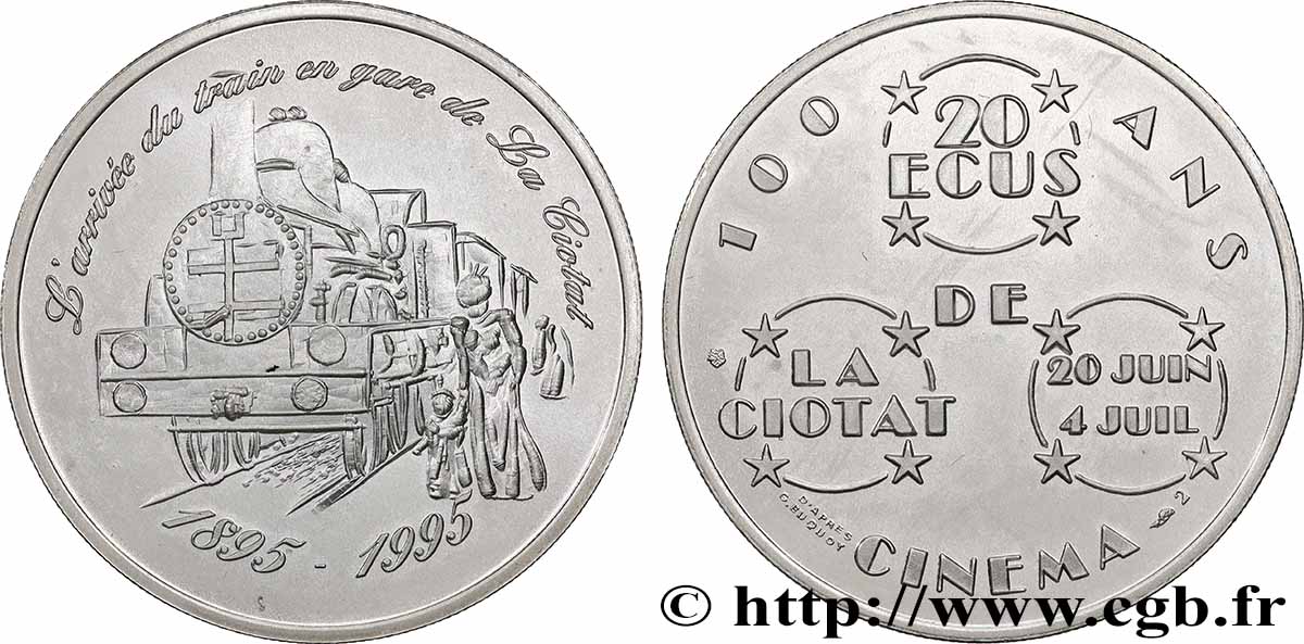 FRANCE 20 Ecu La Ciotat - 100 ans de cinéma (20 juin - 4 juillet 1995) 1995 MS