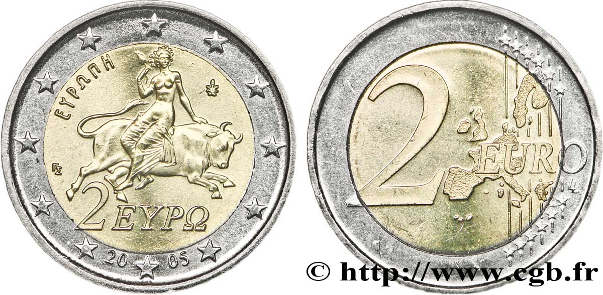 GRIECHENLAND 2 Euro EUROPE 2005