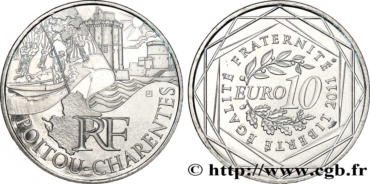 FRANCE 10 Euro des RÉGIONS - POITOU-CHARENTES 2011 SPL