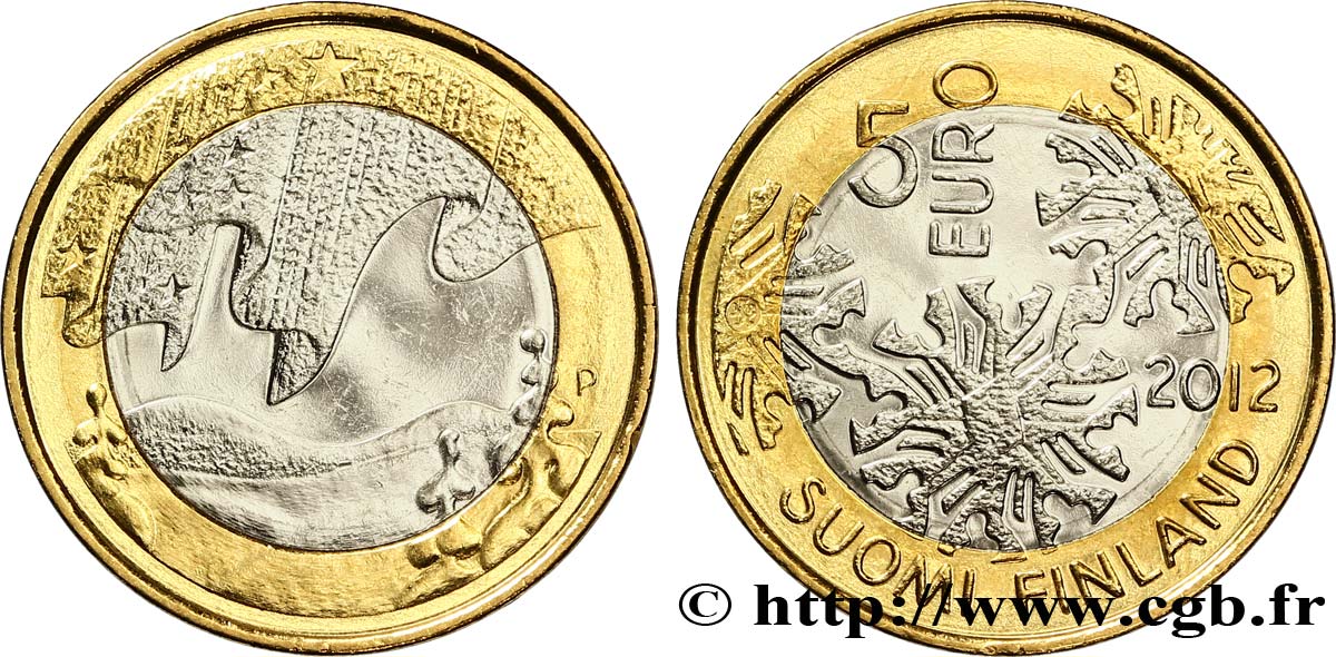 FINLANDIA 5 Euro HIVER 2012 SC