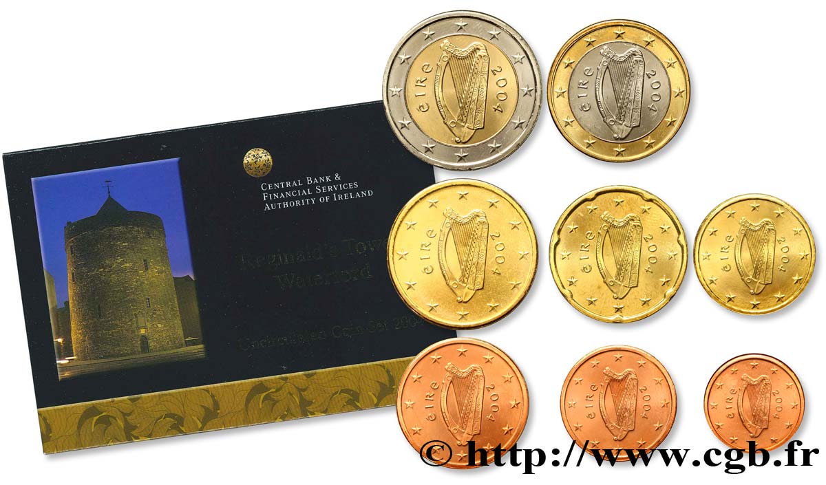 IRLANDA SÉRIE Euro BRILLANT UNIVERSEL - REGINALD’S TOWER DE WATERFORD 2004 BU