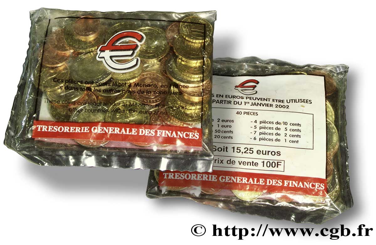 MONACO KIT DE PRÉ-ALIMENTATION 40 PIÈCES 2001 SPL