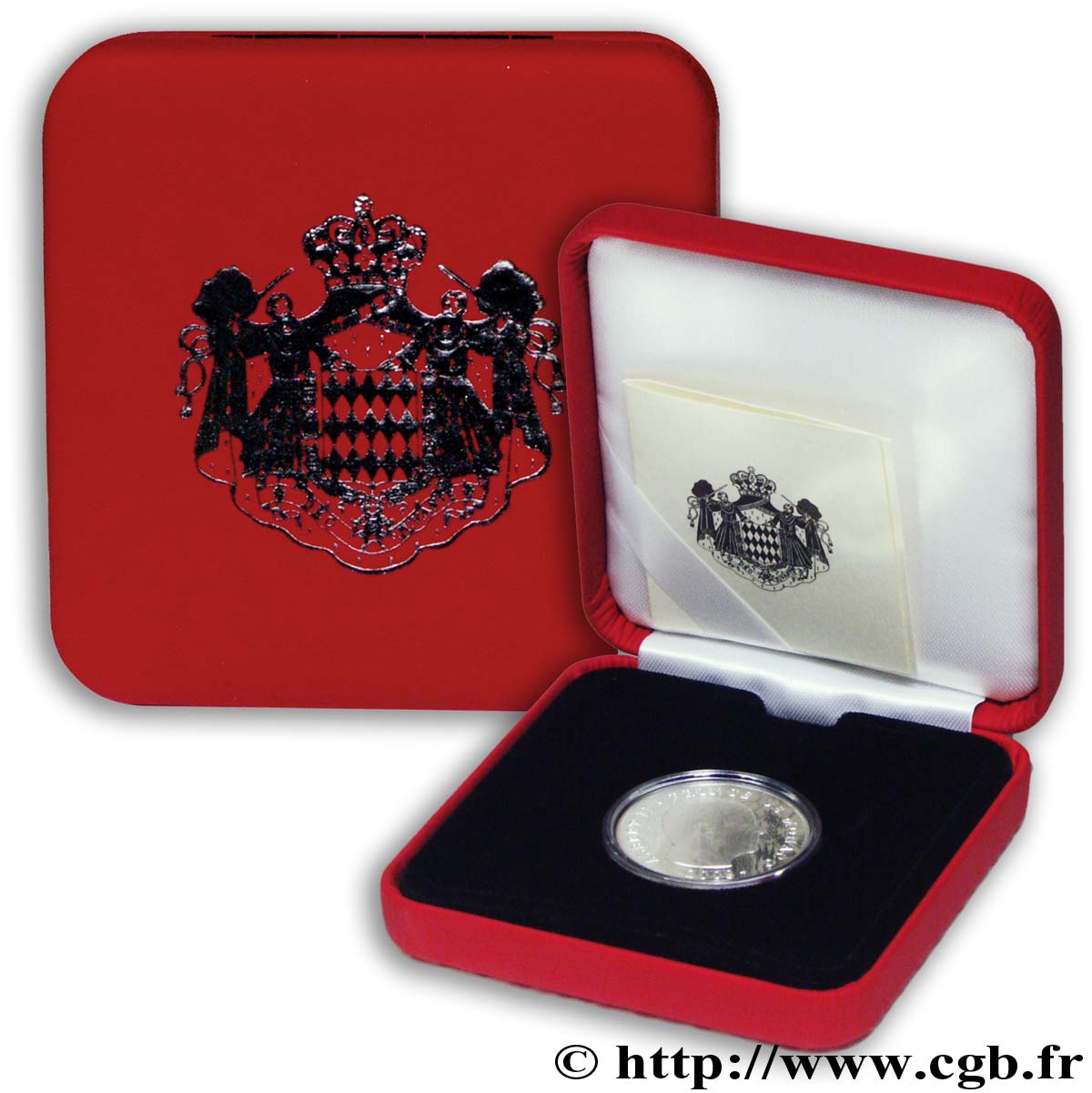 MONACO 5 Euro ALBERT II - PRINCE DE MONACO 2008 Brilliant Uncirculated