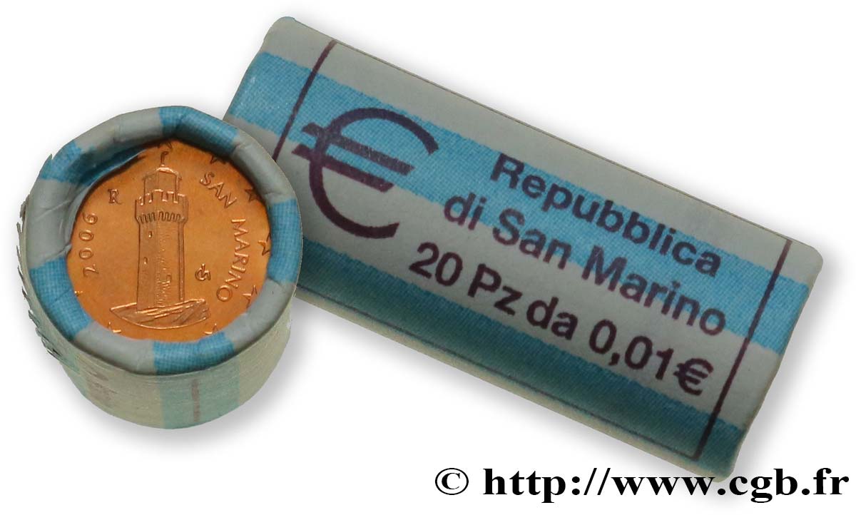 RÉPUBLIQUE DE SAINT- MARIN Rouleau 5 Cent GUAITA 2006 SPL