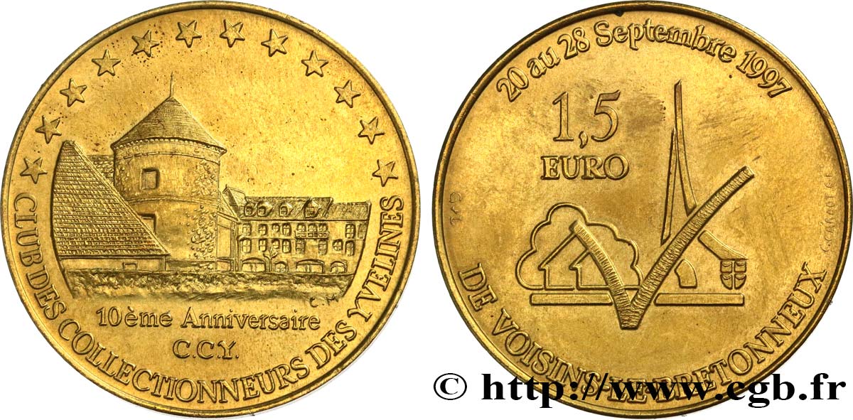 FRANCE 1,5 Euro de Voisins-le-Bretonneux (20 - 28 septembre 1997) 1997 SUP