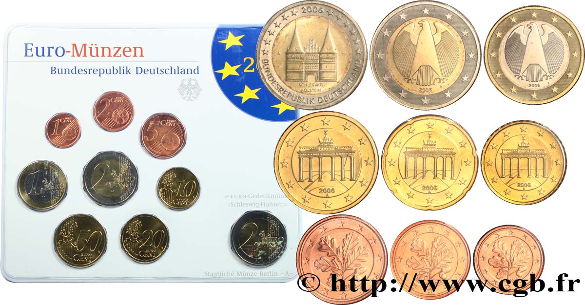 ALEMANIA SÉRIE Euro BRILLANT UNIVERSEL 2006 BU