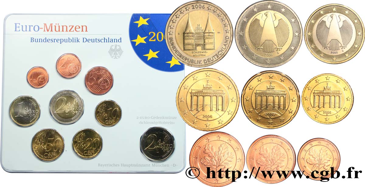 GERMANIA SÉRIE Euro BRILLANT UNIVERSEL  2006 BU