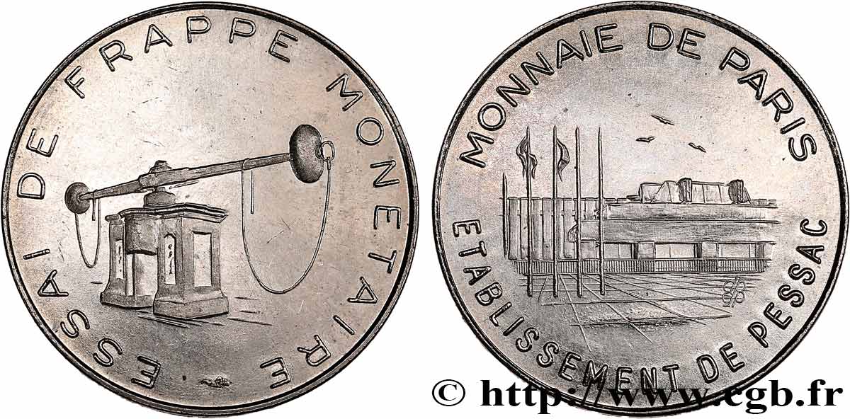 BANQUE CENTRALE EUROPEENNE 50 Cent euro, essai de frappe monétaire dit de “Pessac” n.d. SPL