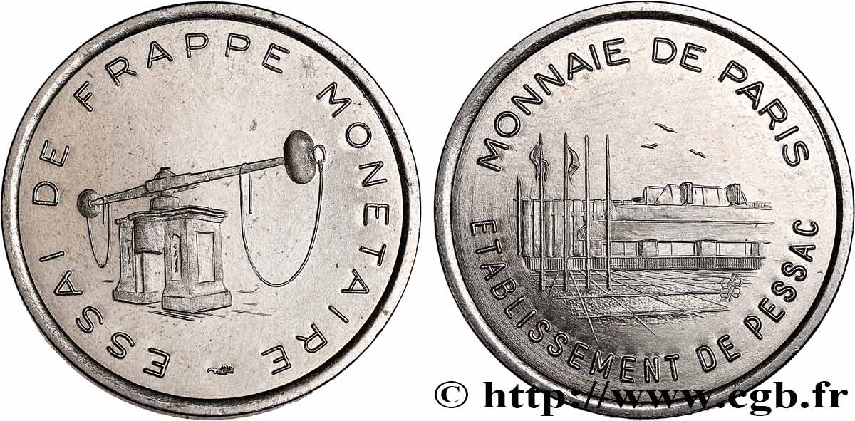 BANQUE CENTRALE EUROPEENNE Essai de frappe monétaire dit de “Pessac” n.d. SPL