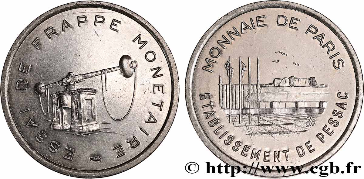 EUROPEAN CENTRAL BANK Essai de frappe monétaire dit de “Pessac” n.d. MS