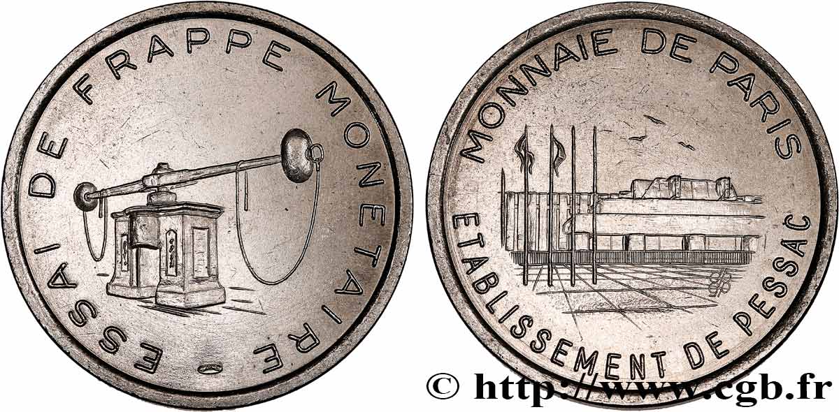 EUROPEAN CENTRAL BANK Essai de frappe monétaire dit de “Pessac” n.d. MS