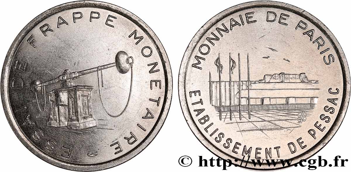 BANCO CENTRAL EUROPEO Essai de frappe monétaire dit de “Pessac” n.d. SC