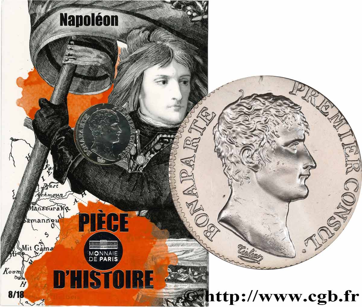FRANCE PIÈCE D HISTOIRE - 10 EURO ARGENT NAPOLEON 2019 MS
